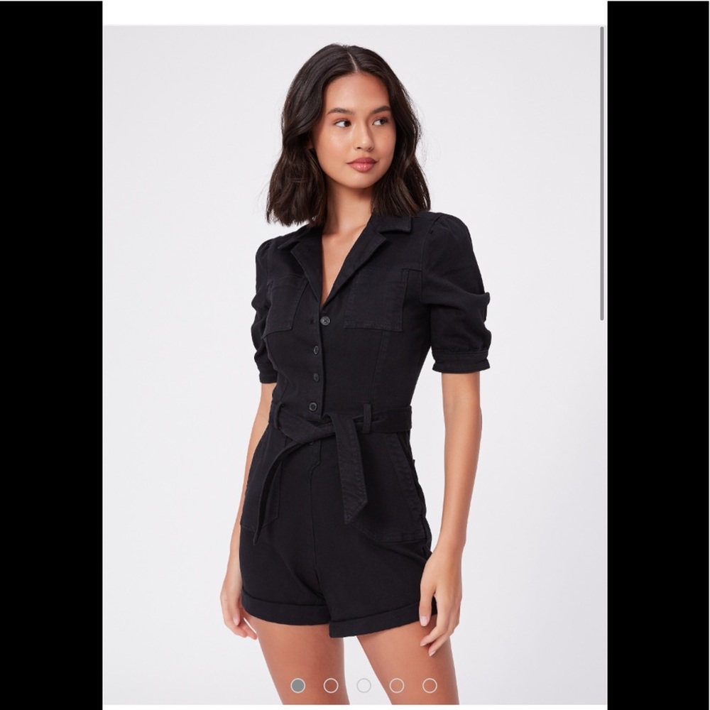 NWT Paige Black Mayslie Romper size 8